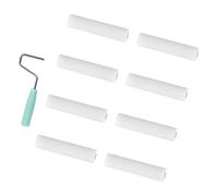 9pcs Small Foam Roller Set Water Bases Paint Detail Painting Tool for Homes Improvement & Craft Projects Professional Painter Roller