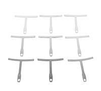 9Pcs Stainless Steel Guitar Radius Gauge - Understring Radius Gauge Guitar Tools for Bridge Saddle Adjustments - Guitar Luthier Tool, Easy to Use