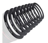 9pcs Step Down Ring Set,Camera Lens Adapter Ring 82-77mm/77-72mm/72-67mm/67-62mm/62-58mm/58-55mm/55-52mm/52-49mm/49-40.5mm.Made of CNC Machined Aluminum