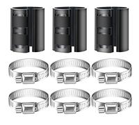 9PCS Stop Sinking Office Chair Drop Stopper Fixing a Sinking Office Chair Cylinder Alternatives Gas Lift Hose Clamps Stainless Steel Fix Sinking Chair Without Gas Lift Cylinder for Most Office Chair