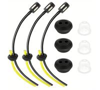 9pcs Strimmer Fuel Line, Titan Petrol Strimmer Parts, Fuel Line for Petrol Strimmer, Suitable for Brush Cutter Trimmer Mower Hedge Trimmer, Garden Machine Fitting - Replacement Parts