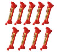 9PCS String Line Level, Leveller Mini Line Level for Bricklaying, Metalworking, Tile Construction Industry(Red)