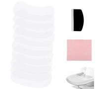 9pcs Suction Solver Stickers for Stokke Tripp Trapp Tray, Peanut Shape Tray Suction Sticker Adhesive Placemat for High Chair Bowls Plates & Toys Fixation