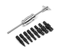 9pcs Tool Set for Inner Bearings Portable Complete Removal Accessories for Different Bearing Sizes Compact Bearing Puller