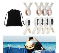 9PCS Towel Clips for Sun Loungers, Beach Towel Clips for Washing Line Laundry Peg for Sun Lounger Laundry Beach Pool