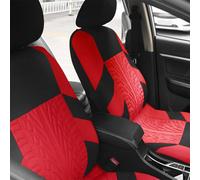 9Pcs Universal Car Seat Covers Protectors Full Set Fabric Front Rear Washable Uk