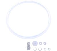 9Pcs Universal Pressure Cooker Silicone Sealing Ring Rubber Gasket Replacement Floater and Sealer For Power Pressure Cookers (5-6 Quart (5-6L))