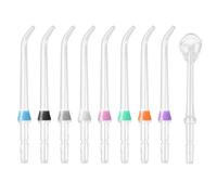 9Pcs Water Flosser Replacement Heads for Waterpik Classic Jet Tips Replacement Plaque Removal Tool Compatible with Waterpik Flosser Oral Irrigator Dental Flosser Wp100 Wp250 Wp300 Wp450 Wp660 Wp900