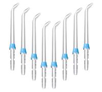 9Pcs Water Flosser Replacement Tips, Replacement Classic Jet Tips for Flosser Oral Irrigator & Dental Flosser(Blue)