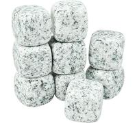 9PCS Whiskey Stones Set - Chilling Stones - Chilling Rocks Drinks Cooler Cubes - Reusable for Whiskey Wine Beer Juice - Smooth Rocks Tasteless