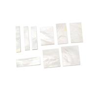 9pcs White Mother of Pearl Inlay Blank for Guitar Fingerboard Guitar Neck