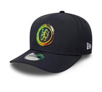 9SEVENTY Stretch Snap Chelsea FC Lion Crest Iridescent Cap Blue