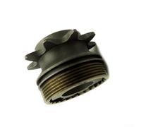 9T Bearing Hub Bicycle Freewheel Single Speed Cog Sprocket With Outer Bearing Inner Diameter 24mm Depth 17mm Inner Hole 17.5mm Thickness 28mm Tooth Thickness