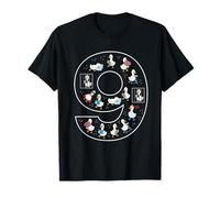 9th Birthday 9 Year Old Silly Goose Girls Animal T-Shirt