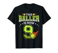 9th Birthday Boys Tennis Player Gifts 9 Years Old Kids Boy T-Shirt