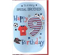 9th Birthday Card - 9th Birthday Brother - to a Special Brother 9 Today