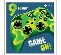 9th Birthday Card Xbox Design for Gamers Age 9 Birthday Cards