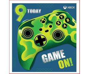 9th Birthday Card Xbox Design for Gamers Age 9 Birthday Cards