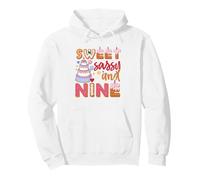 9th Birthday Sweet Sassy and 9 years old for Girls donuts Pullover Hoodie
