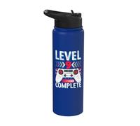 9th Grade Graduation High School, Level 9 Complete Graduate Stainless Steel Insulated Water Bottle