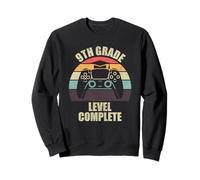 9th Grade Level Complete Gaming Shirts, Gamer Men Graduation Sweatshirt