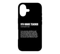 9th Grade Teacher Definition Funny Back to School Case for iPhone 17