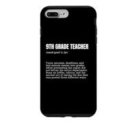 9th Grade Teacher Definition Funny Back to School Case for iPhone 7 Plus/8 Plus