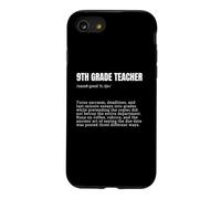 9th Grade Teacher Definition Funny Back to School Case for iPhone SE (2020) / 7/8