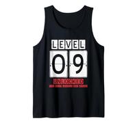 9th Wedding Anniversary Unlocked Level 09 Birthday Complete Tank Top