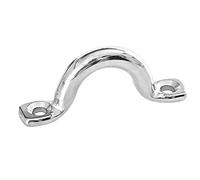 9Tong Tie Down Deck Loop Steel Stainless Hardware Deck Loop Marine Boat Top Eye Strap Kayak Pad SUS316 8mm 5/16 Inch 4pcs
