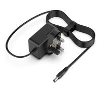 9V 1A Guitar Pedals Power Supply Adapter, UK Plug AC 100-240V to DC 9V 1A | 5.5mm x 2.1mm for Most Guitar Bass Effect Pedal Center Negative Keyboards, 1.8m Cable - Low-Noise Stable Power
