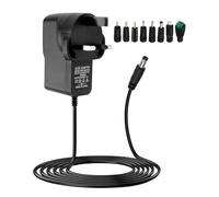 9V 1A Power Adapter Supply, AC/DC Jack One Spot Charging Adaptor Charger Plug Universal 1000MA Transformer ConverterCompatible with Kids Electric Cars LED Strip Lights Router Video Audio