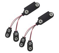 9V Battery Connector, PP3 to PP9 Battery Adapter, PP3 Batterys Connector, 9V Batterys Snap Connector, Plastic Battery Snap, for Vintage Transistor Radios Etc