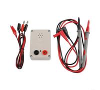 9V Buzzer Circuit Continuity Tester With Sound Alert/LED Indicator For Wire Cable PCB Testing Electronic Component Measurement Tool 93X55x30mm White(D)