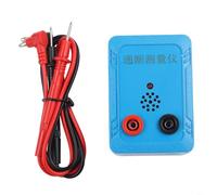 9V Buzzer Continuity Tester for Wire Cable PCB Circuit Check with Loud 100dB Alarm LED Indicator Light ABS Housing White(C)