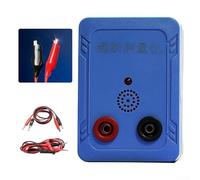 9V Buzzer Continuity Tester for Wire, PCB, Cable and Switch Testing - with Visual & Audible Alarm, 20mA Circuit Current, ABS Material, W(D)