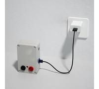 9V Continuity Tester With Red Black Clips Audible Visual Alarm Function, Wire Tracer Tool For Automotive Home(Charge A)