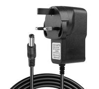 9V DC 1A Guitar Pedal Power Supply Adapter, 9V1A Power Adapter Center Negative Sleeve Positive, Wall Charger for Guitar Effects with 6.6ft Cable for Guitars Bass Effects Pedal Stompbox Noise Reduction