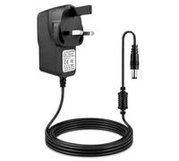 9V DC 1A Guitar Pedal Power Supply Adapter, Centre Negative 5.5x2.1mm UK Plug, Wall Charger for Single Pedal Board, Compatible with BOSS, Behringer, JOYO, Donner, Sonicake & More Effect Pedals