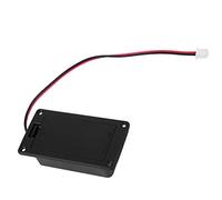 9V Guitar Battery Case Box Holder for Active Pickup Guitar & Bass - Flat Plastic Battery Cover with Soldered Circuit & Mounting Screws Included