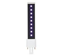 9W Gel UV Lamp Led Nail Lamp Bulb,365+405nm Double Light Source Nail Gel Curing Dryer Light Tube Replacement Lamp Bulb for Nail Dryer Fit All Polish Gels Art Tools