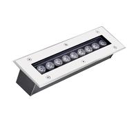 9W Outdoor Buried Lights - Ground LED Landscape Lamp, Rectangle LED Floor Light, IP65 Waterproof Stainless LED Landscape Lights, LED Spot Lights, For Garden, Driveway, Patio, Step Illumination (Color