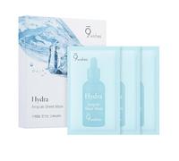 9wishes, Hydra Ampule Sheet Mask 25ml x 5 Sheets- Deep Hydration Long-lasting Moisturizer for 72 hours, Advanced Korean Skincare