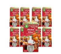 9x Air Wick Mulled Wine Clementine & Spice Electrical Plug In Refill