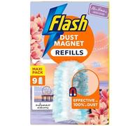 9x Flash Dust Magnet Mrs Hinch's Midsummer Memories Duster Refills Effective Dust Cleaning | Dirt Cleaner Dust Remover Duster Magnet