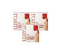 9x Original Latex Condom - Safer Sex & Contraception (3x3 pk) Roam White One Size