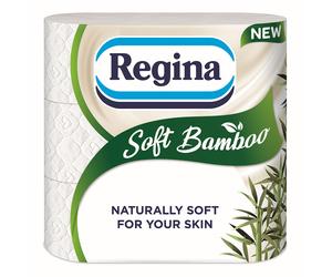 9x Regina Soft Bamboo 3 Ply Toilet Tissue