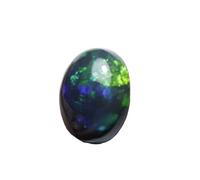 9x11mm Black Opal Stone 1pcs Cabochon AAA Quality Black Opal Stone 1pcs OVAL Cabochon Ethiopian Opal Cabochon Natural welo opal multi fire opal loose Gemstone For Jewelry Making