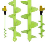 9X40cm,4X42cm Auger Drill Bit for Planting - Heavy Duty Garden Tools, Spiral Auger Drill Bit for Planting Bulbs, Flowers, Trees - Fits Standard Drills, Efficient Garden Auger, Hole Digger Auger