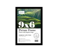 9X6 Black Picture Frame (22.9 X 15.2Cm) Poster, Photo, Artwork, Gallery Wall Or Print